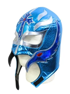 Mexican Luchador Lucha Libre Pro Fit Costume Mask 32 - Blue - Photo 1/6