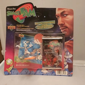 1996 Upper Deck Space Jam Sealed Set Bugs Bunny Figure and Foil Pack Rare! - Bild 1 von 24