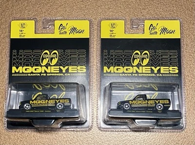Lot Of 2 M2 Machines 1:64 MOONEYES 1988 GMC Sierra 1500 Custom Limited 1/4400 - Image 1 of 4