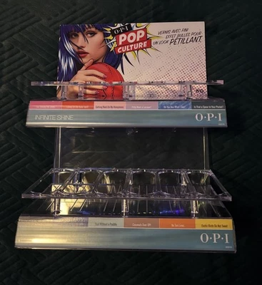 Pre-loved OPI nail lacquer stand holds 36 full sized bottles of polish - Image 1 of 3