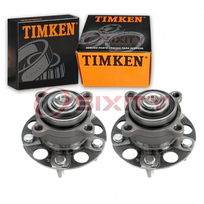 Conjunto de buje de cojinete de rueda trasera Timken de 2 piezas para Acura TLX 2015 Driveline fm Foto 1 de 4