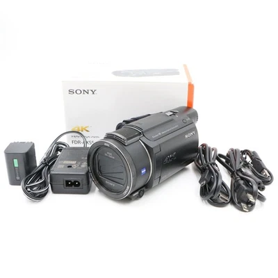 Sony FDR-AX55 4K Handycam Camcorder Black [Near Mint] - Image 1 of 4