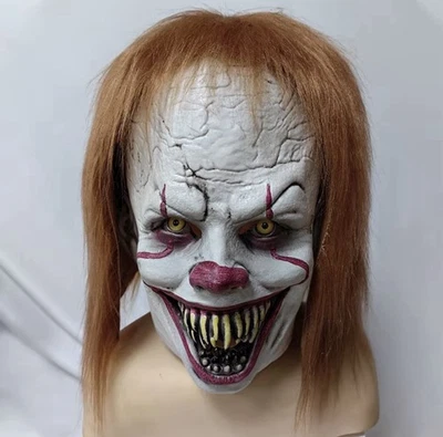 Halloween Horror Clown Pennywise Maske, Kopfbedeckung - Bild 1 von 4