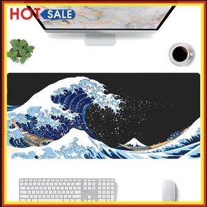 Gaming-Mauspad großes Tastaturpad rutschfeste Gummiunterseite Laptop-Schreibtisc - Afbeelding 1 van 9