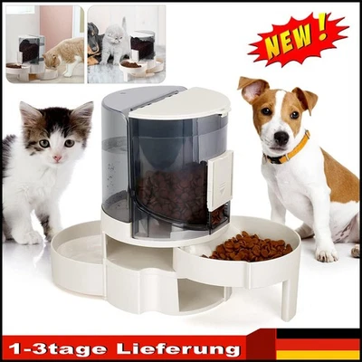 Haustier Hund Katze Automatische Wasserspender Futternapf Schüssel Feeder 2,3L - Bild 1 von 4