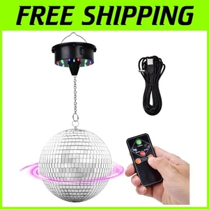 Rotating 6" Disco Ball with Motor & Remote - Picture 1 of 10