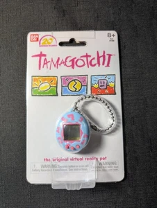 NIP Blue Mini Flocked Tamagotchi Series 2 20th Anniversary - Imagen 1 de 5