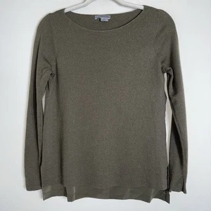 Vince Pullover Sweater-Wool with Flowy Back-Olive Green-Size XS - Picture 1 of 8