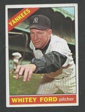 1966 Topps #160 Whitey Ford Baseball Card