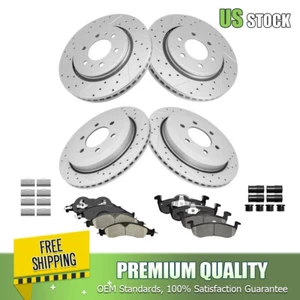 Front Rear Rotors+ Ceramic Pads for 2007-2009 Ford Expedition Lincoln Navigator - Picture 1 of 6