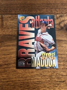 1997 Circa Super Boss Atlanta Braves Baseball Card #11 Greg Maddux - Picture 1 of 2