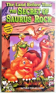 The Land Before Time- The Secret of Saurus Rock Feature Film VHS Video TAPE - Picture 1 of 5