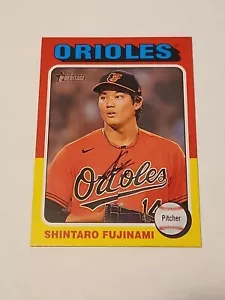 Shintaro Fujinami 2024 Topps Heritage SP #29 - Picture 1 of 2