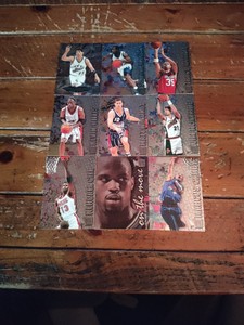 1996-97 Fleer Metal Basketball Lot Metalized, Metal Shredders, Cyber Metal, RCs.