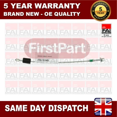 Fits Ford Fiesta 2001-2010 Fusion 2002-2012 FirstPart Front Hand Brake Cable - Изображение 1 из 2