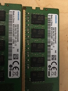 HP 32GB kit 2x16GB 2Rx8 PC4 2133P M391A2K43BB1-CPBQ - Picture 1 of 2