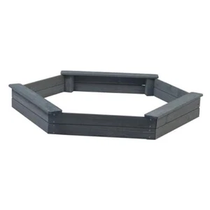Jack & June Hexagonal Cedar Sand Box Playset - Picture 1 of 7
