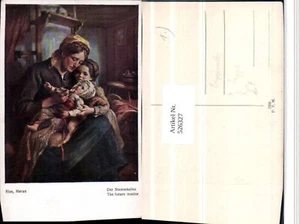 526327, postal de artista Th. Grieta Merano muñeca soporte de tronco niño madre muñeca - Imagen 1 de 1