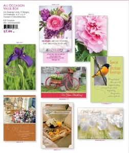 CARD-BOXED-VALUE-ALL OCCASION (BOX OF 24) - Picture 1 of 1