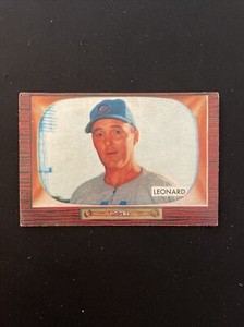 1955 Bowman Set-Break #247 Dutch Leonard  Surface Wrinkle
