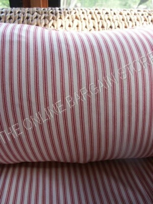 Sofá seccional Pottery Barn Seagrass SILLA ALMOHADA FUNDA ROJA rayas 26X13 Foto 1 de 4