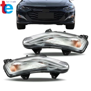 For Chevy Malibu 2019 2020 2021 Pair LH+RH Halogen Turn Signal Light W/O LED DRL - Picture 1 of 21