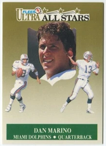 1991 Fleer Ultra Performances Insert #5 Dan Marino Miami Dolphins - Picture 1 of 2