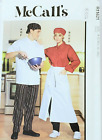 McCall's 8332 / R11621 Misses' and Men's Chef Jacket, Pants, Apron, and Cap