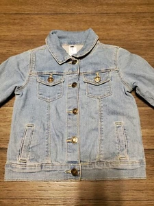  Carter’s Jean Jacket girls size 5, pretty! - Picture 1 of 10