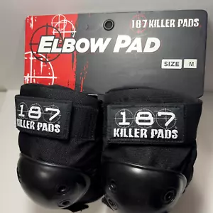 187 Killer Pads Skateboard, Rollschuh Ellenbogenschoner schwarz Größe M - NEU - Bild 1 von 7
