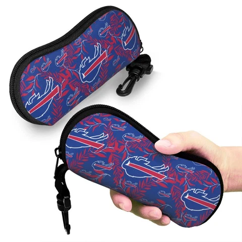 Buffalo Bills Fans Lightweight Eyewear Bag Printed Glasses Case 6.7*3.1in Cover