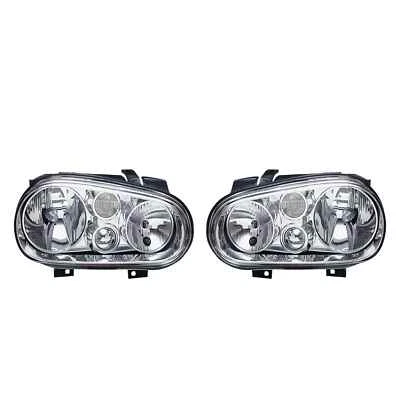 HELLA Scheinwerfer Set links rechts für VW Golf IV 1J1 1J5 1E7 FF mit Glühlampen - Bild 1 von 3