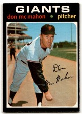 1971 O-Pee-Chee Don McMahon #354 San Francisco Giants