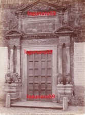 Foto Albumina_Ed. Alinari_Anno 1899_CONVERSANO_Chiesa di S. Benedetto_La Porta