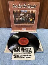We Are The World - USA For Africa - 1985 Vinyl LP 1st Pressing! Near Mint!!