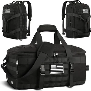 Gym Duffle Backpack for Men Women, Travel Bag with Shoe Compartment & Wet Pocket - Picture 1 of 48