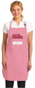 Ole Miss Mom Apron CUTE University of Mississippi MOM APRONS Made in the USA! - Picture 1 of 1