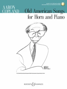 Aaron Copland Old American Songs For Horn & Piano Book / Audio Access NEW! - Picture 1 of 1