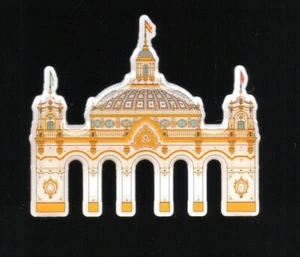 PIN FRONTAL DE SEVILLA 2019 FERIA DE ABRIL (EXPOSICIÓN DE CASINO DE 1929) 40x35mm - Imagen 1 de 2