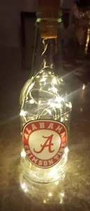 ALABAMA CRIMSON TIDE SEC CHAMPS LIGHTED BOTTLES WITH LED CORK LIGHTS - Picture 1 of 1