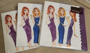 LOT OF 60 PCS PAPYRUS PAPER SQUARE COCKTAIL NAPKINS BELLA PILAR GIRL'S NIGHT - Picture 1 of 4