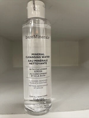 NEW Bare Minerals Mineral Cleansing Water Sealed 200 ml Makeup Remover Cleanser Foto 1 de 2