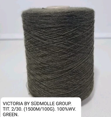 Filato yarn stock lot rocche Victoria by Südwollegroup. 100%  merino.  685 g. - Immagine 1 di 2