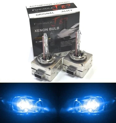 HID Xenon D3S Two Bulbs Head Light 10000K Blue Bi-Xenon Replace Lamp High Low - Image 1 of 4