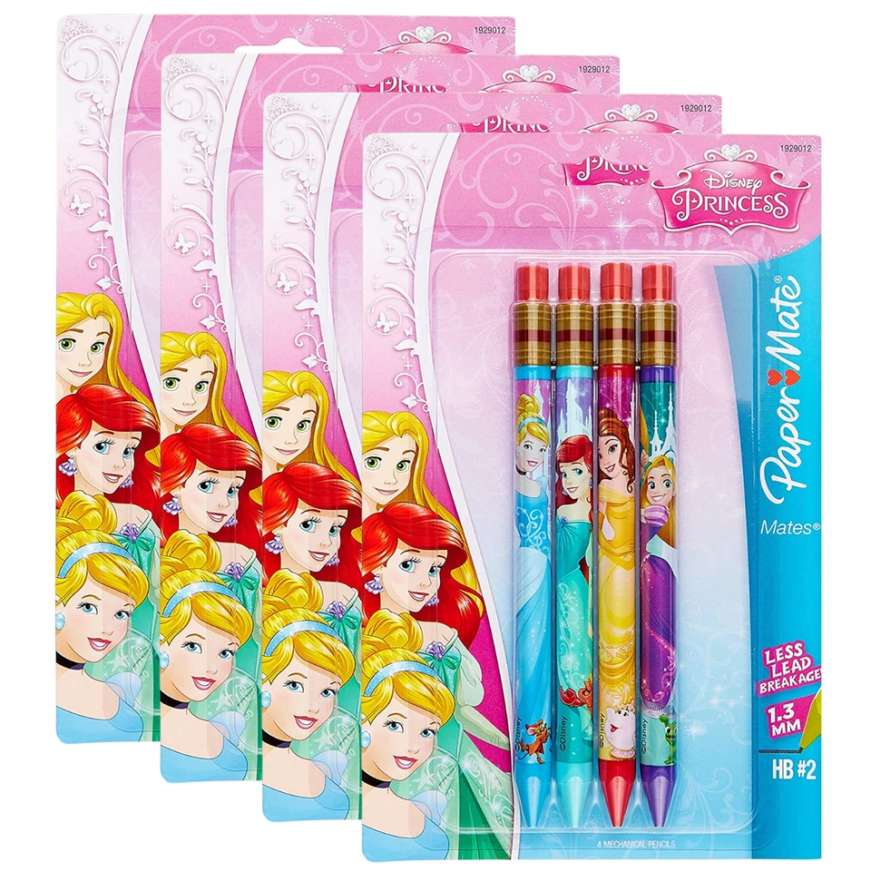 Paper Mate Mates Disney Princesses Mechanical Pencils, 4-Pack of 4 = 16 Pencils - Image 1 of 4