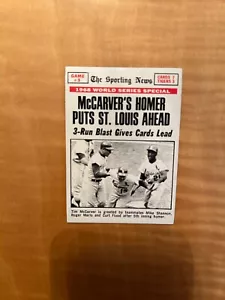 1969 TOPPS BASEBALL #164 WORLD SERIES GAME 3! ROGER MARIS! CENTERED $1 SHIPPING! - Picture 1 of 2