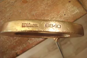 Vintage Wilson 8840 Brass Blade golf club Putter 35 ” "NICE" - Picture 1 of 8