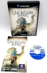 A SEREIS OF UNFORTUNATE EVENTS GAMECUBE GAME NINTENDO COMPLETE CIB! - Picture 1 of 2
