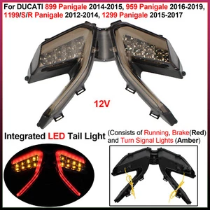 Luz trasera LED integrada con señales de giro, para DUCATI 899,1199/S/R,1299 Panigale - Imagen 1 de 10