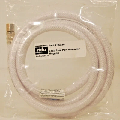 Cable para hacer hielo polietileno sin plomo NDA Flowmaster 5' 1/4"c x 1/4"c BR #RC210 NUEVO Foto 1 de 3
